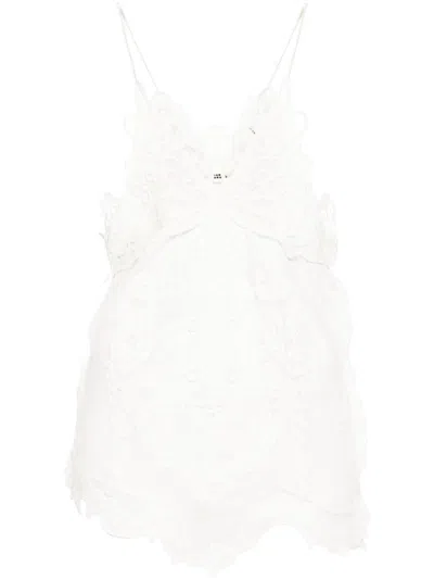 Isabel Marant Victoria Guipure-lace Tank Top In White