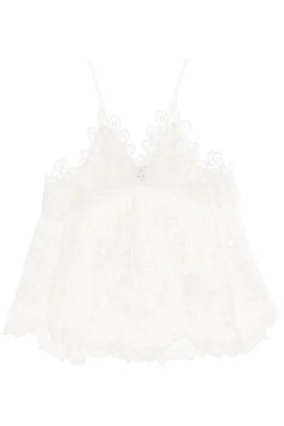 ISABEL MARANT "VICTORIA LACE TOP WITH ELEGANT