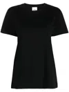 Isabel Marant Ribbed Cotton T-shirt In Black