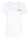 Isabel Marant Women Vidal Logo Cotton T-shirt In White