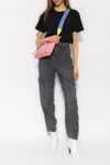 Isabel Marant Cotton Logo Print T Shirt In Black