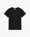 Isabel Marant Cotton Logo Print T Shirt In Black