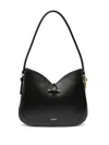 Isabel Marant Vigo Leather Shoulder Bag In Schwarz