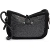 Isabel Marant Vigo Studded Suede Shoulder Bag In Black