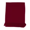 Isabel Marant Rectangular Cotton Scarf In Red