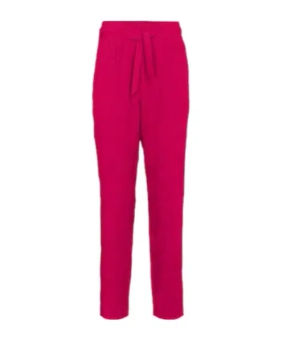 Isabel Marant Vilardo Drawstring Tapered Pants In Pink