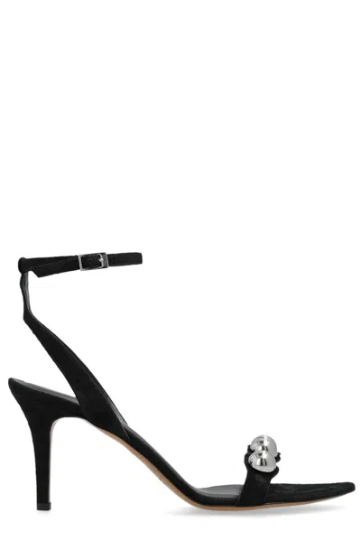 Isabel Marant Vilja Heeled Sandals In Black