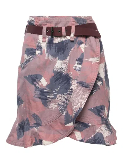 Pre-owned Isabel Marant Vintage 2020 Printed Belted Skirt