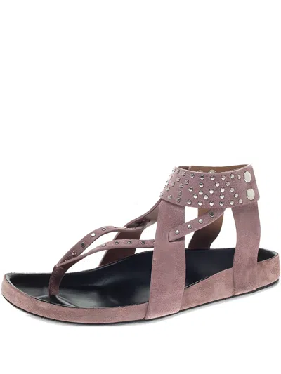 Pre-owned Isabel Marant Vintage 2023 Ellan Sandals In Pink