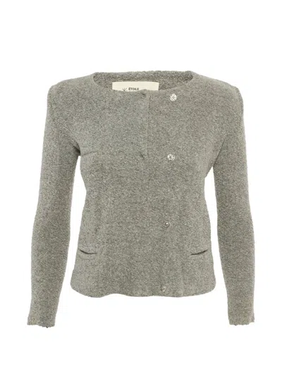 Pre-owned Isabel Marant Vintage Button Cardigan In Gray