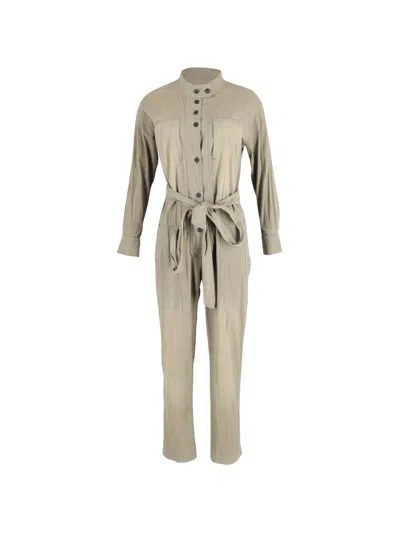 Pre-owned Isabel Marant Vintage Button-fastening Jumpsuit In Neutral