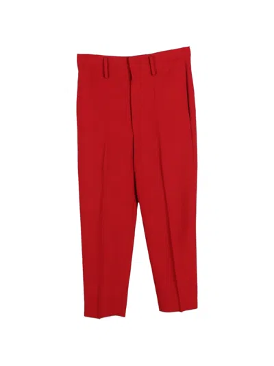 Pre-owned Isabel Marant Vintage Cotton Trousers In Red