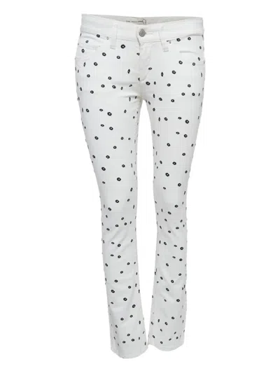 Pre-owned Isabel Marant Vintage Dot-embroidered Trousers