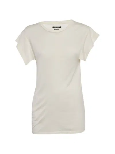 Pre-owned Isabel Marant Vintage Flounced-sleeve Top In Neutral