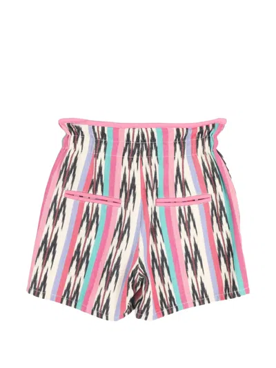 Pre-owned Isabel Marant Vintage Inima Ikat Shorts In Neutral