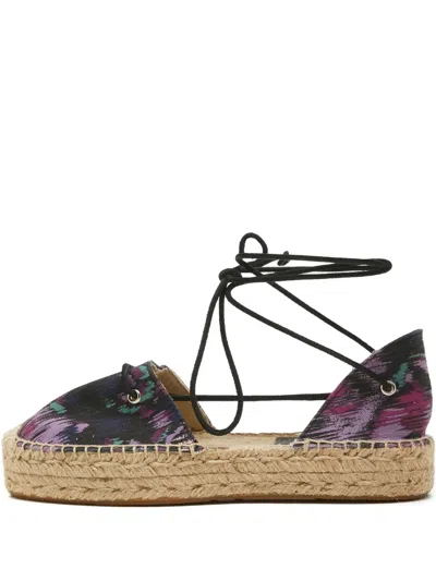 Pre-owned Isabel Marant Vintage Lace-up Platform Espadrilles