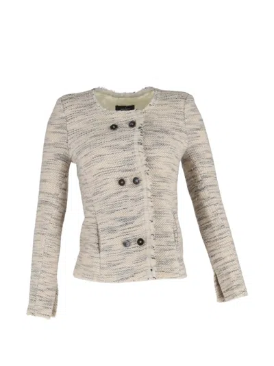 Pre-owned Isabel Marant Vintage Laure Double-breasted Jacket In Neutral