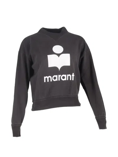 Pre-owned Isabel Marant Vintage Logo-print Sweater In Black