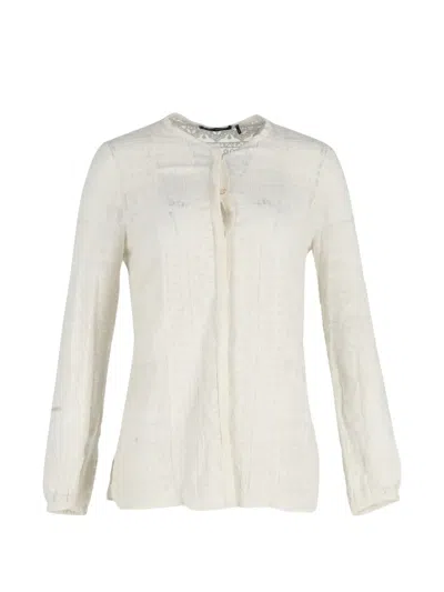 Pre-owned Isabel Marant Vintage Long-sleeve Top In Neutral