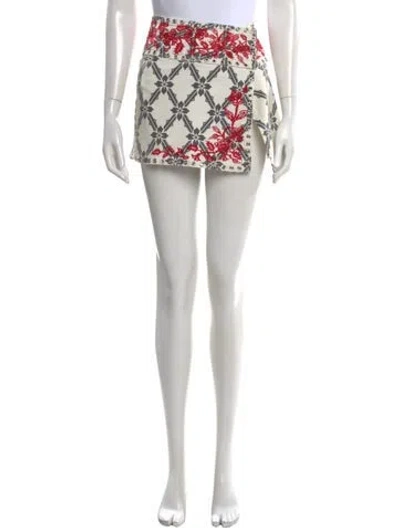 Pre-owned Isabel Marant Vintage Mini Skirt In White