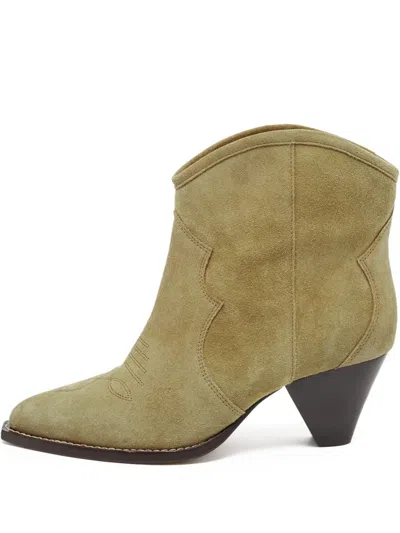 Pre-owned Isabel Marant Vintage  50mm Darizo Suede Cowboy Boots