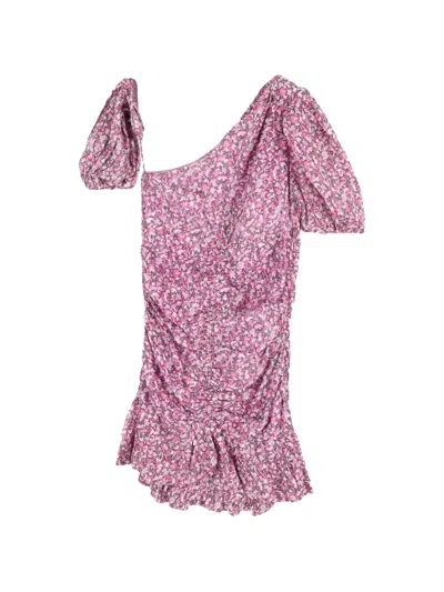 Pre-owned Isabel Marant Vintage Printed Mini Dress In Pink