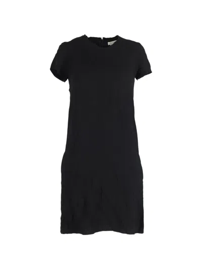 Pre-owned Isabel Marant Vintage Raw-cut T-shirt Dress In Black