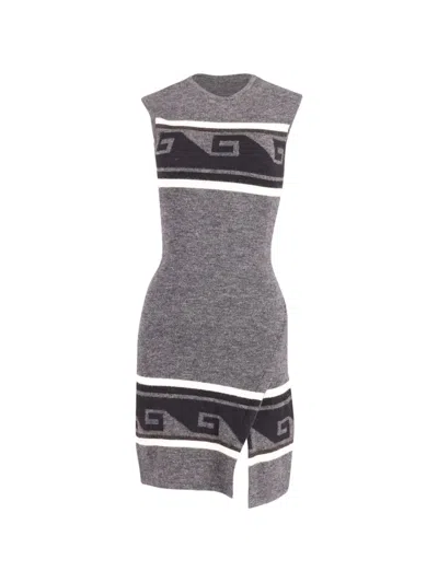 Pre-owned Isabel Marant Vintage Sleeveless Knitted Dress In Gray