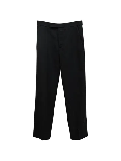 Pre-owned Isabel Marant Vintage Straight-leg Trousers In Black