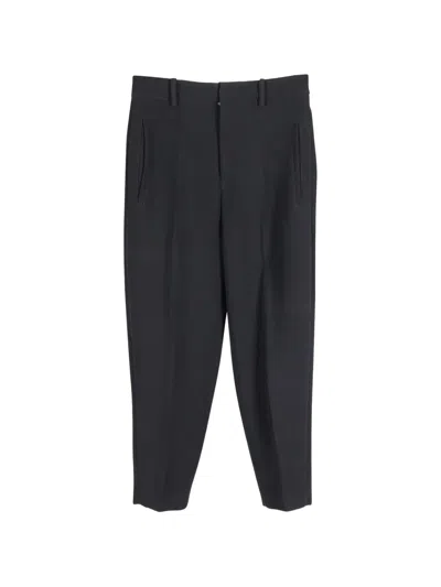 Pre-owned Isabel Marant Vintage Straight-leg Trousers In Black