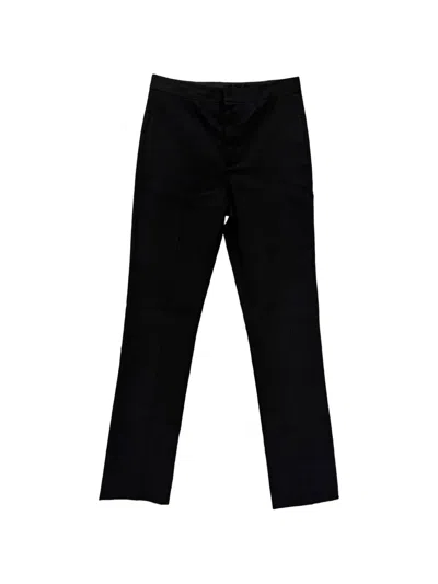 Pre-owned Isabel Marant Vintage Straight-leg Trousers In Black