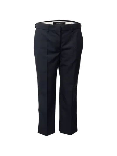 Pre-owned Isabel Marant Vintage Tailored Cropped Trousers In Black