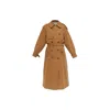 Isabel Marant Double-breasted Trench Coat In Brown