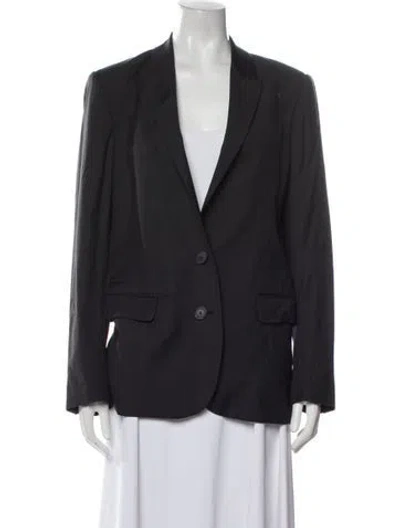 Pre-owned Isabel Marant Virgin Wool Blazer In Black