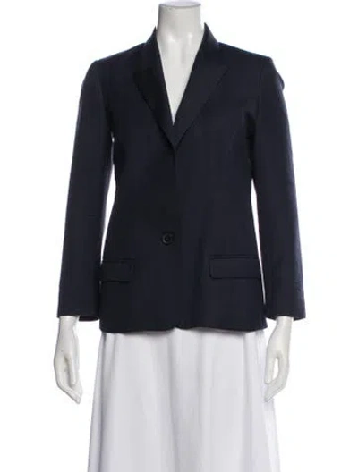 Pre-owned Isabel Marant Virgin Wool Blazer In Blue