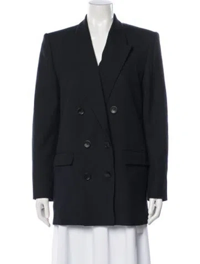 Pre-owned Isabel Marant Virgin Wool Blazer In Blue