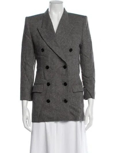 Pre-owned Isabel Marant Virgin Wool Blazer In Gray