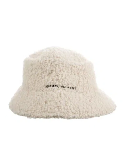 Pre-owned Isabel Marant Virgin Wool Bucket Hat In Neutral