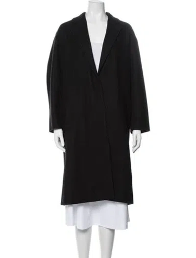 Pre-owned Isabel Marant Virgin Wool Coat In Black