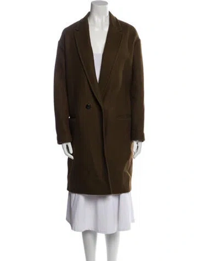 Pre-owned Isabel Marant Virgin Wool Coat In Brown