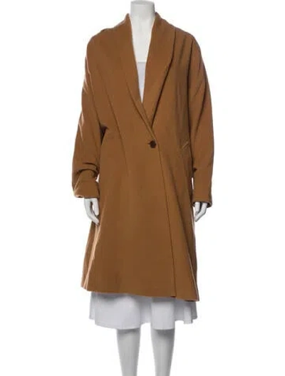 Pre-owned Isabel Marant Virgin Wool Coat In Brown