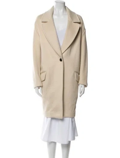 Pre-owned Isabel Marant Virgin Wool Coat In Neutral