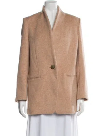 Pre-owned Isabel Marant Virgin Wool Coat In Neutral