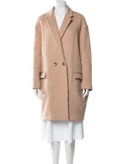 Pre-owned Isabel Marant Virgin Wool Coat In Orange