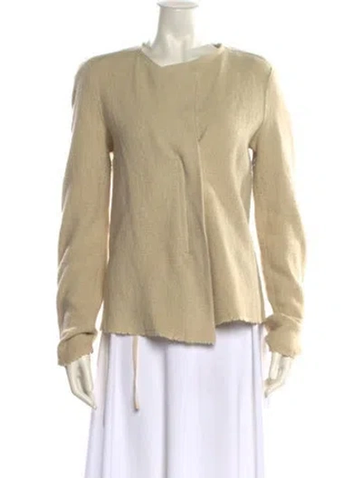 Pre-owned Isabel Marant Virgin Wool Cowl Neck Sweater In Neutral