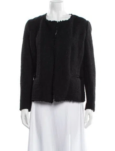 Pre-owned Isabel Marant Virgin Wool Evening Jacket In Black