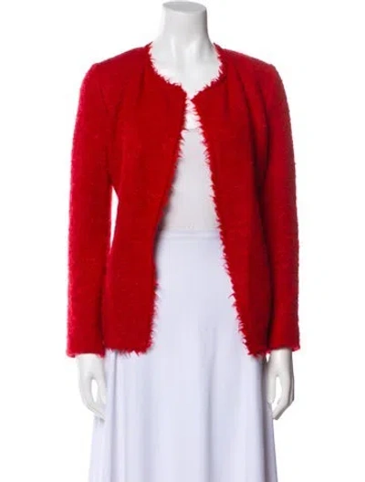 Pre-owned Isabel Marant Virgin Wool Evening Jacket In Red