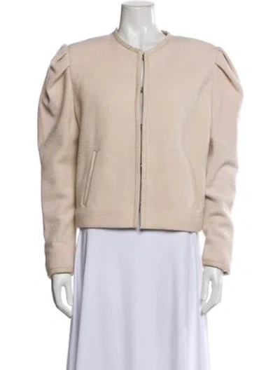 Pre-owned Isabel Marant Virgin Wool Evening Jacket W/ Tags In Neutral