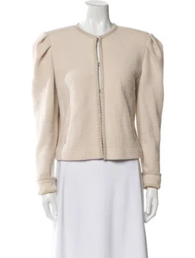 Pre-owned Isabel Marant Virgin Wool Jacket In Neutral