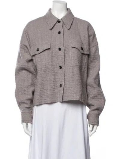 Pre-owned Isabel Marant Virgin Wool Jacket W/ Tags In Purple